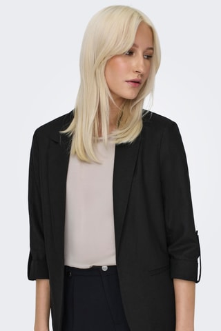 Veste en lin - Noir
