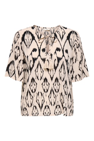 Top - Beige et noir