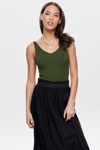 Top - Vert olive