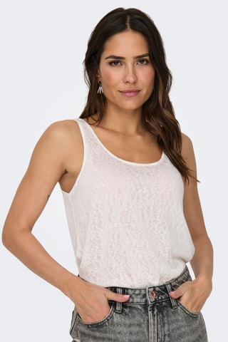 Top - Ecru chiné