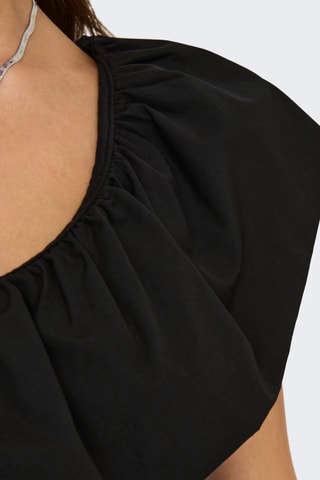 Top asymétrique - Noir
