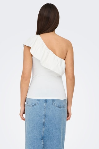 Top asymétrique - Blanc