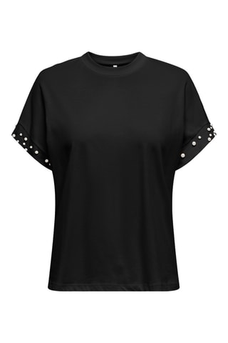 Top en coton biologique - Noir