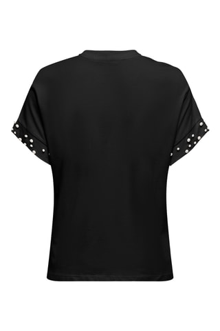 Top en coton biologique - Noir