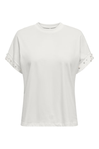 Top en coton biologique - Blanc
