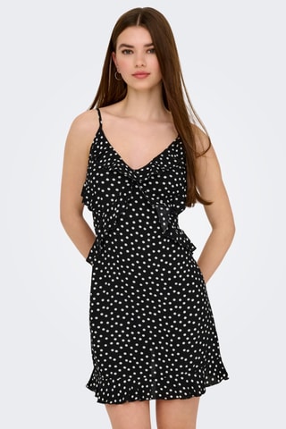 Robe volantée - Noir