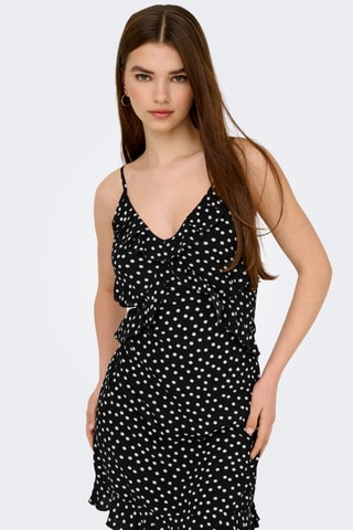 Robe volantée - Noir