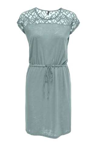 Robe droite - Bleu-gris