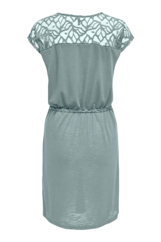 Robe droite - Bleu-gris