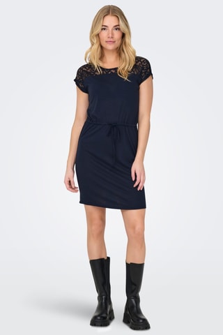 Robe droite - Bleu marine