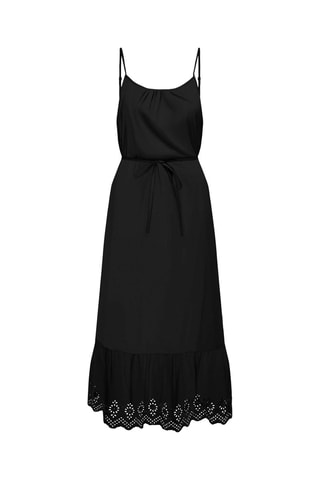 Robe midi en coton biologique - Noir