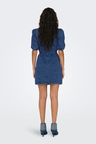 Robe chemise en jean - Bleu