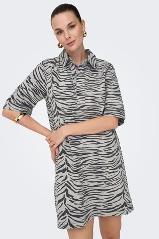 Robe relaxed - Gris
