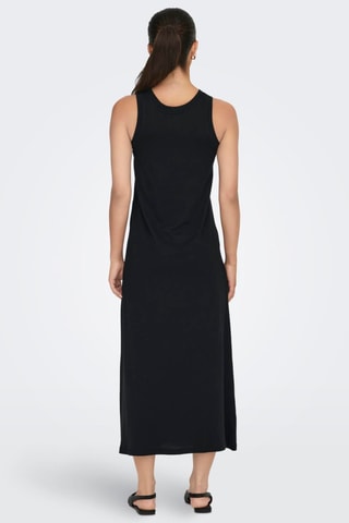 Robe longue en coton biologique - Noir
