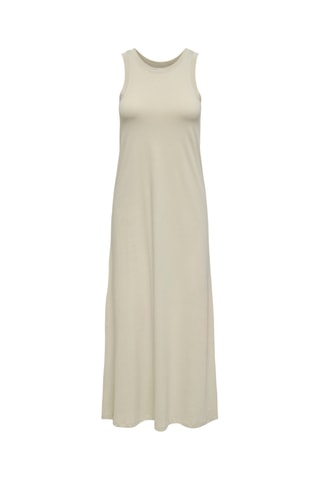 Robe longue en coton biologique - Gris clair