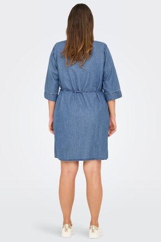 Robe chemise en jean - Ciel