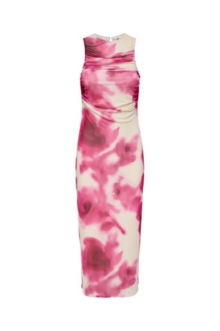 Robe midi tie and dye - Ecru