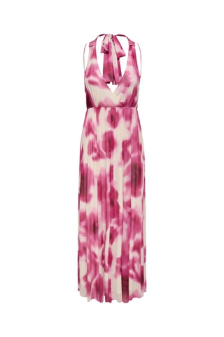 Robe longue taille and dye - Rose et blanc