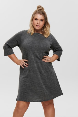 Robe trapèze - Gris foncé