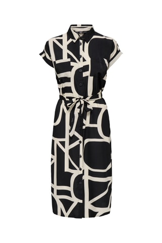Robe chemise - Noir et blanc