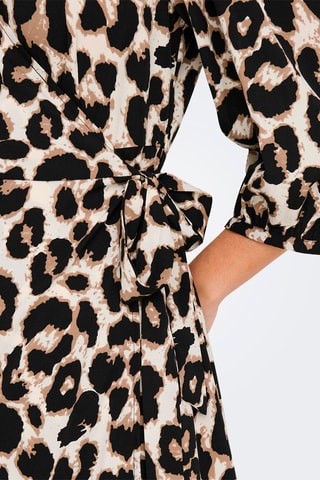 Robe portefeuille - Noir