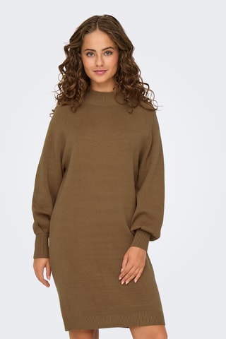 Robe midi - Marron