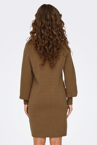 Robe midi - Marron