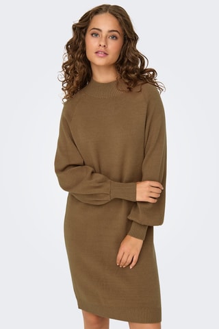 Robe midi - Marron