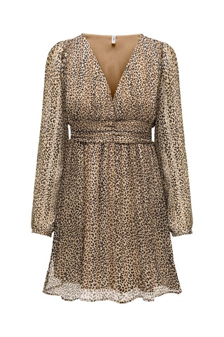 Robe courte regular - Beige