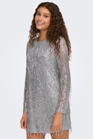 Robe courte - Argenté
