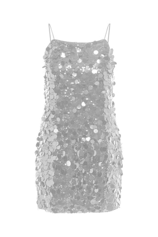Robe courte - Argenté