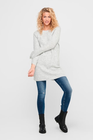 Robe pull - Gris chiné