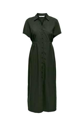 Robe chemise - Vert foncé
