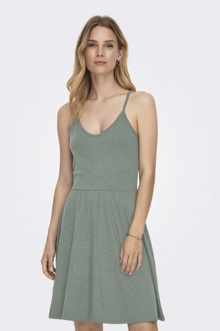 Robe patineuse - Kaki chiné