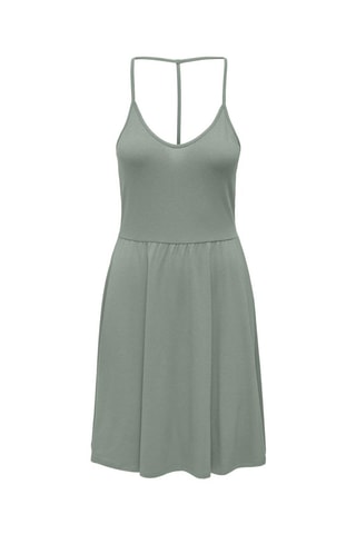 Robe patineuse - Kaki chiné