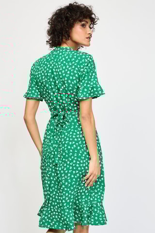 Robe portefeuille - Vert