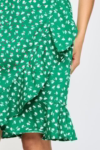 Robe portefeuille - Vert