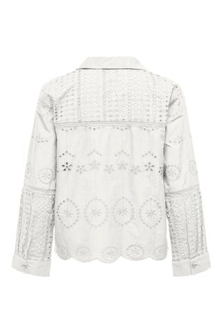 Chemisier en broderie anglaise en coton biologique - Ecru