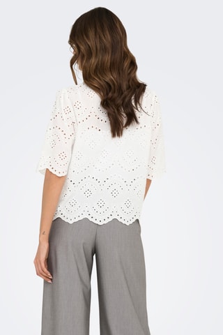 Chemisier en broderie anglaise - Ecru