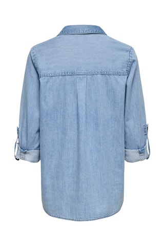 Chemisier en denim - Bleu clair