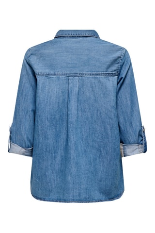 Chemisier en denim - Bleu foncé