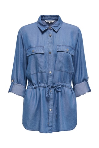 Chemisier en denim - Bleu