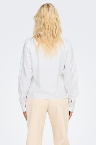 Chemisier en coton biologique - Blanc