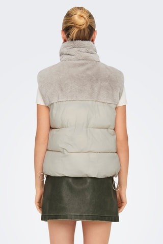 Doudoune sans manches - Beige