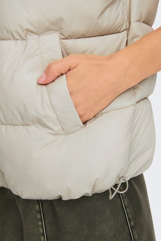Doudoune sans manches - Beige