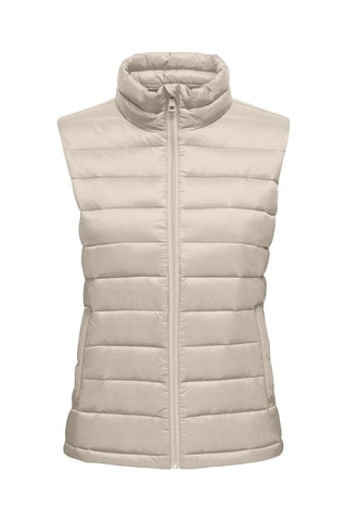 Doudoune sans manches - Beige