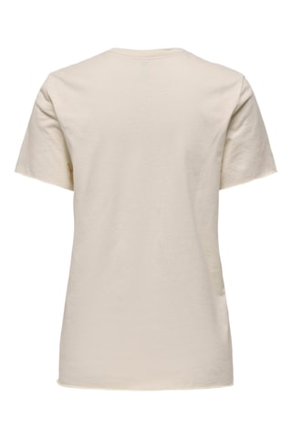 T-shirt en coton biologique - Beige