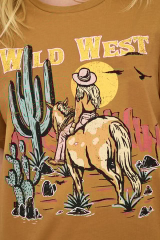 T-shirt - Marron