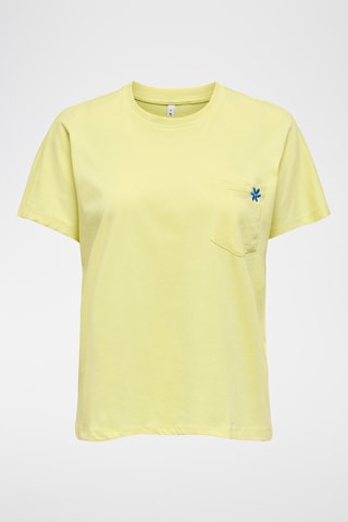 T-shirt en coton biologique - Jaune