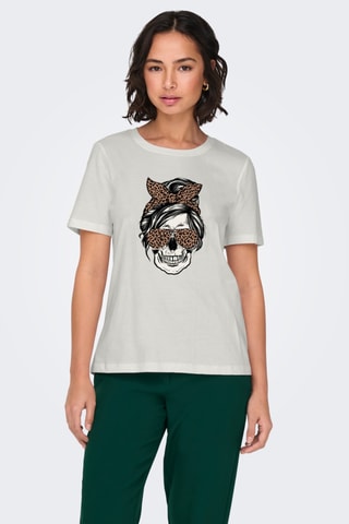 T-shirt en coton biologique - Ecru